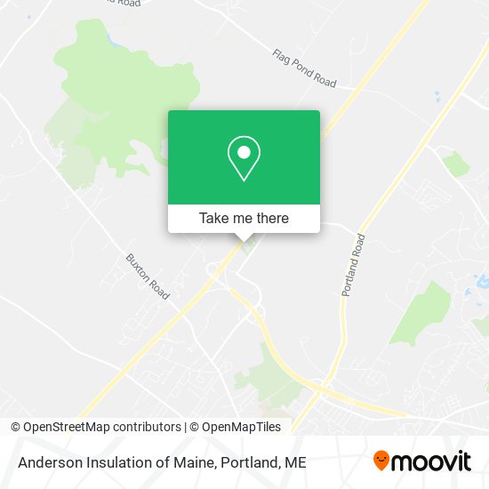 Mapa de Anderson Insulation of Maine