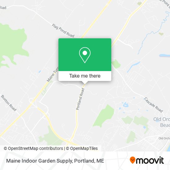 Mapa de Maine Indoor Garden Supply