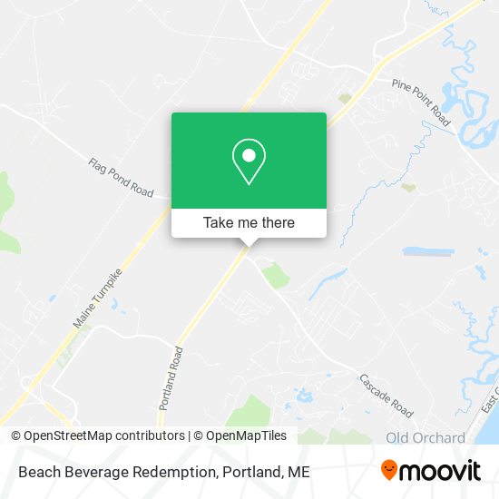 Beach Beverage Redemption map