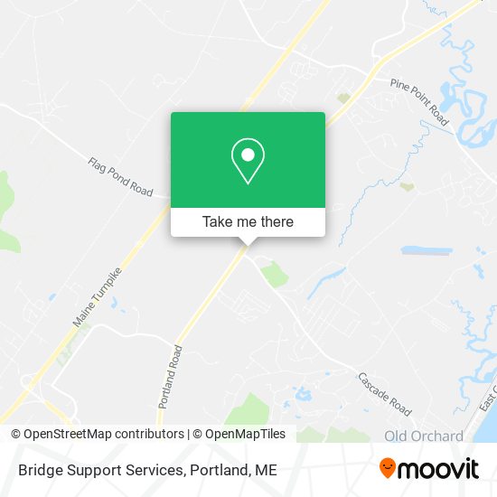 Bridge Support Services map