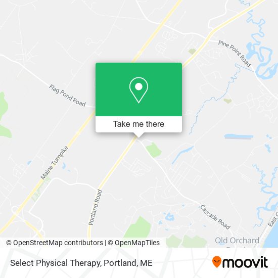 Mapa de Select Physical Therapy