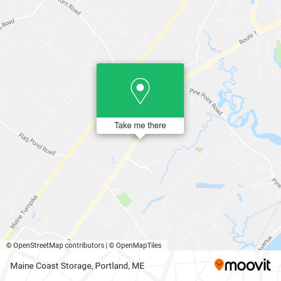 Maine Coast Storage map
