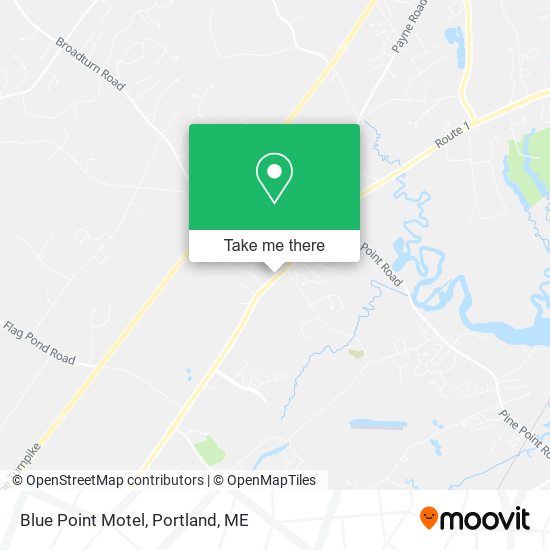 Blue Point Motel map
