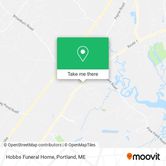 Hobbs Funeral Home map