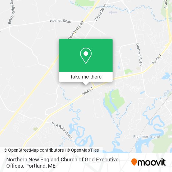 Northern New England Church of God Executive Offices map