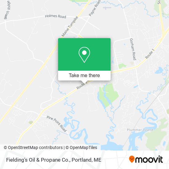 Fielding's Oil & Propane Co. map