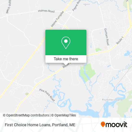 First Choice Home Loans map