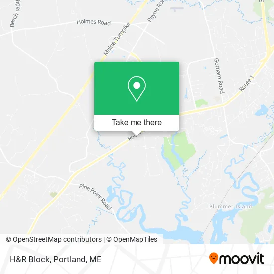 H&R Block map