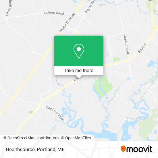 Mapa de Healthsource