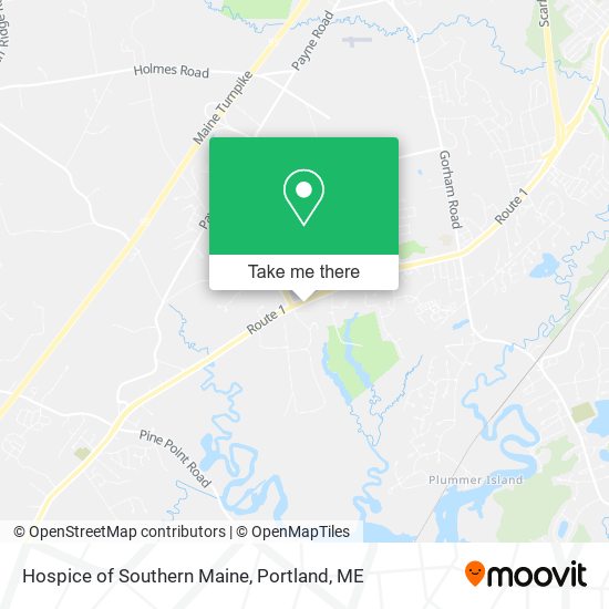 Hospice of Southern Maine map