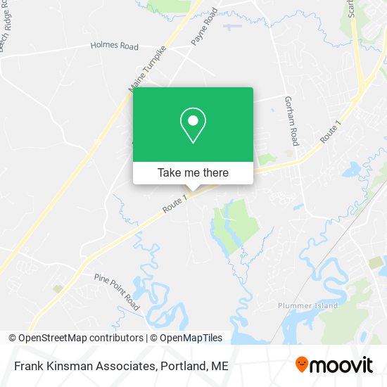 Frank Kinsman Associates map