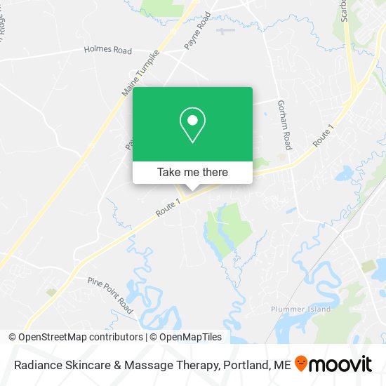 Radiance Skincare & Massage Therapy map