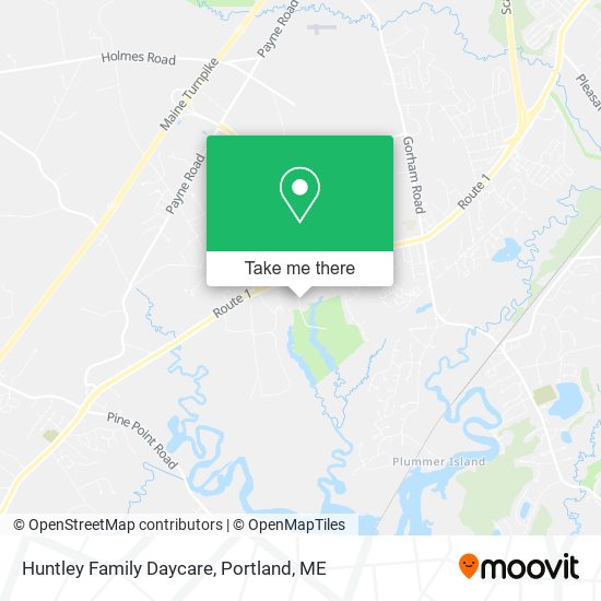 Huntley Family Daycare map