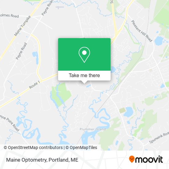 Maine Optometry map