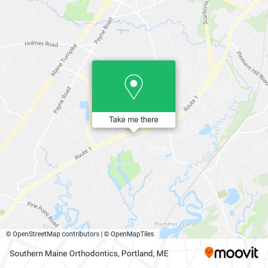 Southern Maine Orthodontics map