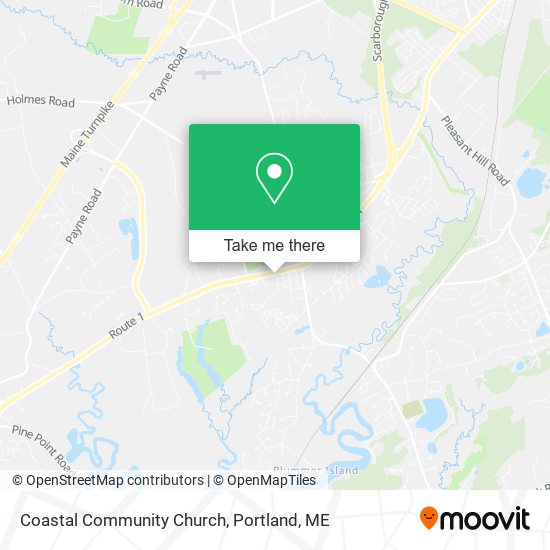 Coastal Community Church map