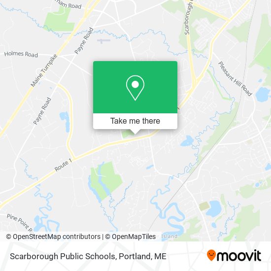 Scarborough Public Schools map