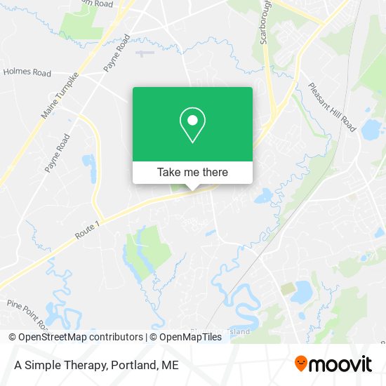 A Simple Therapy map