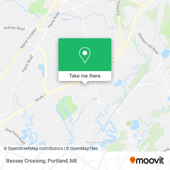 Bessey Crossing map