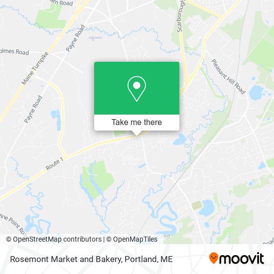 Rosemont Market and Bakery map