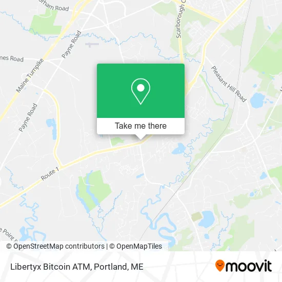 Mapa de Libertyx Bitcoin ATM