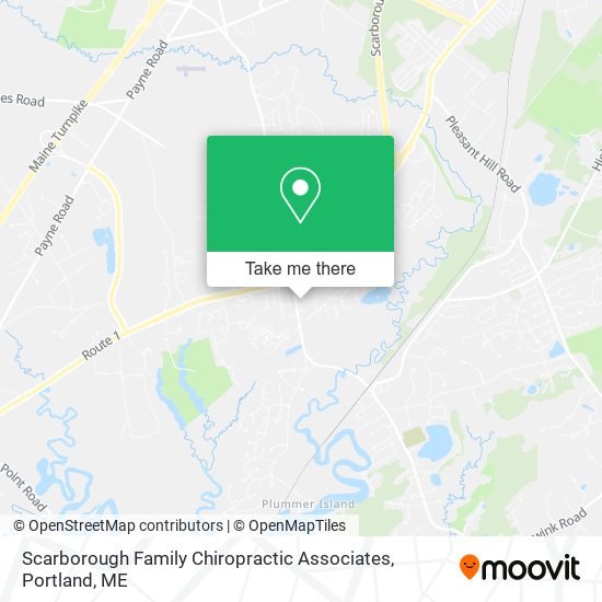 Scarborough Family Chiropractic Associates map