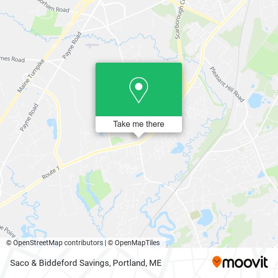 Saco & Biddeford Savings map