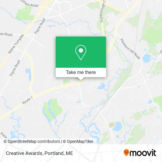 Creative Awards map