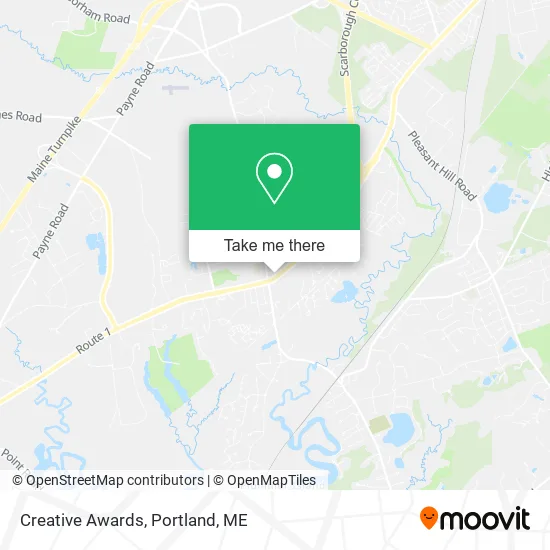 Creative Awards map