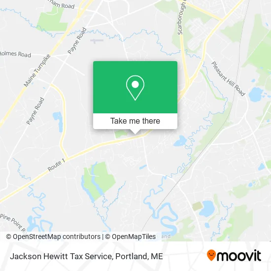 Jackson Hewitt Tax Service map