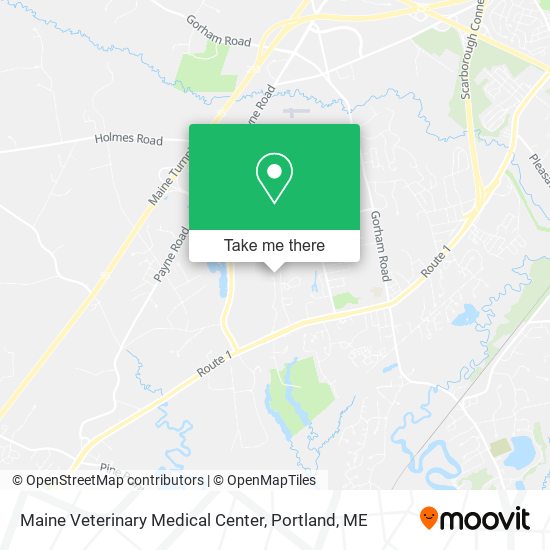 Maine Veterinary Medical Center map