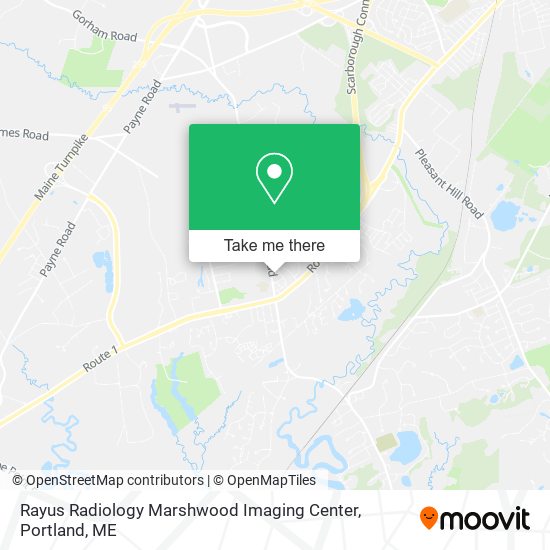 Mapa de Rayus Radiology Marshwood Imaging Center