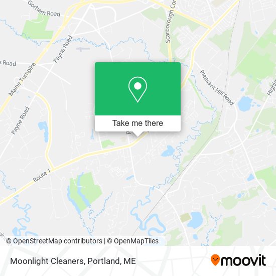Moonlight Cleaners map