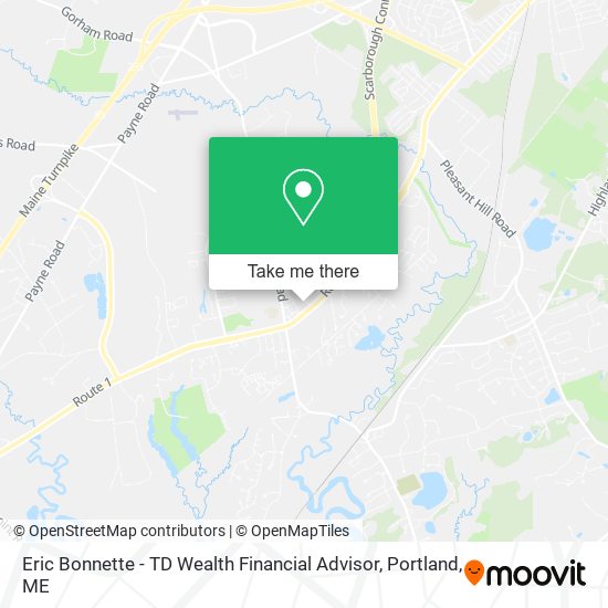 Eric Bonnette - TD Wealth Financial Advisor map