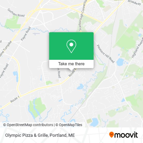 Olympic Pizza & Grille map