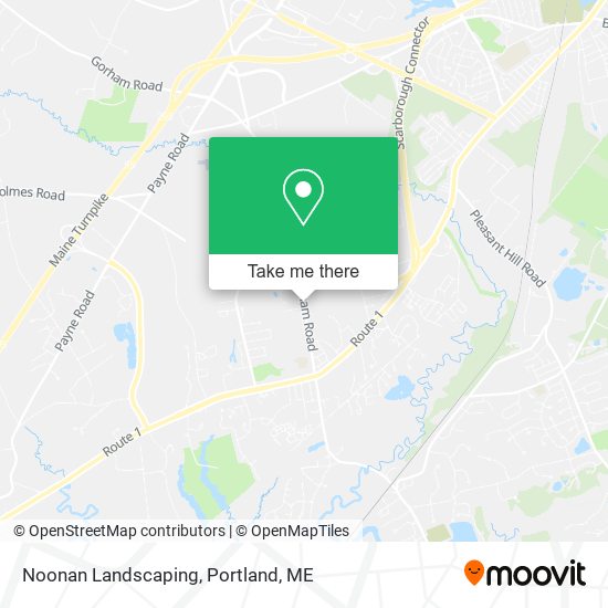 Noonan Landscaping map