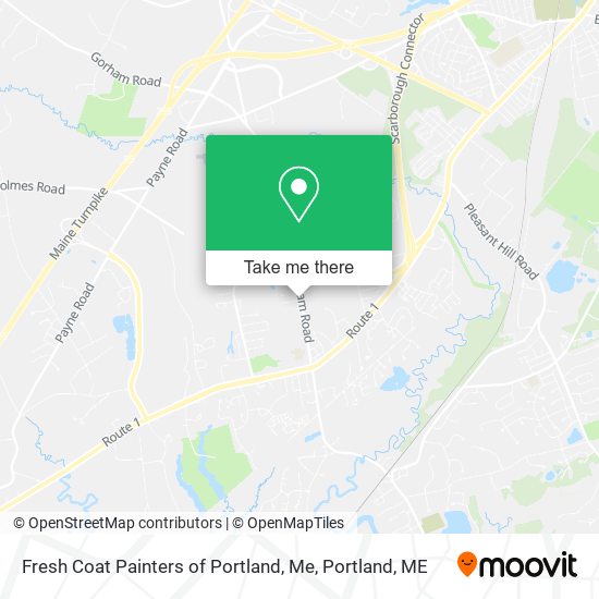 Fresh Coat Painters of Portland, Me map