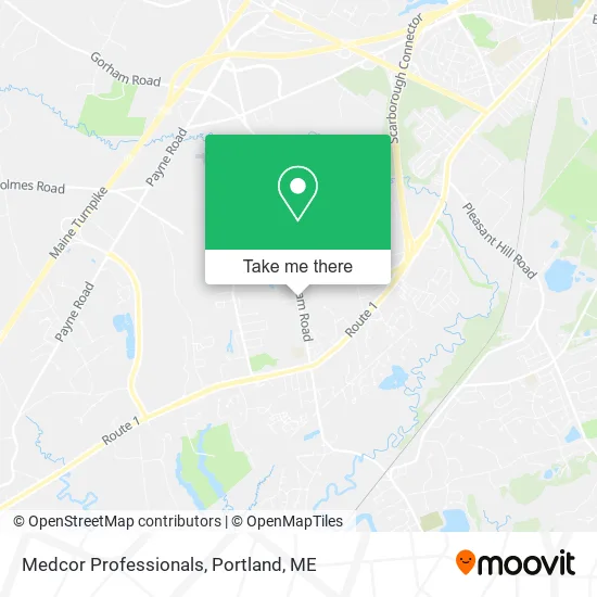 Medcor Professionals map