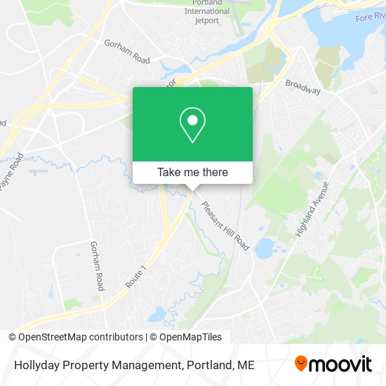 Hollyday Property Management map