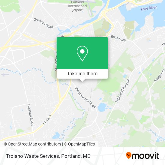 Troiano Waste Services map