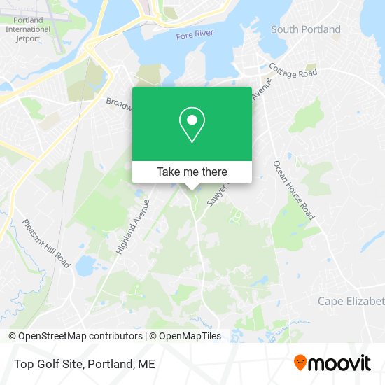 Top Golf Site map