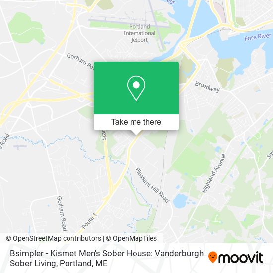 Bsimpler - Kismet Men's Sober House: Vanderburgh Sober Living map