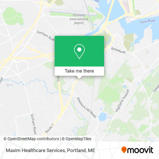 Maxim Healthcare Services map