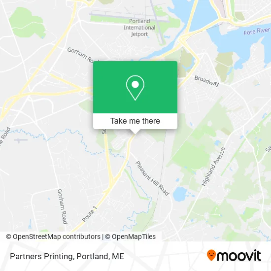 Partners Printing map