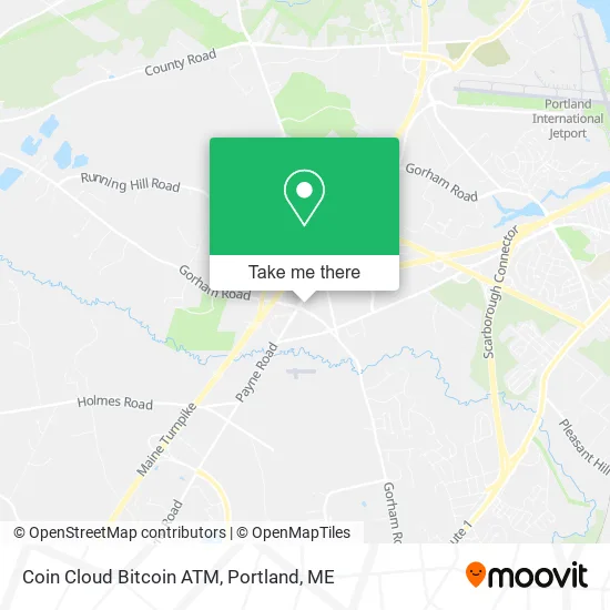Coin Cloud Bitcoin ATM map