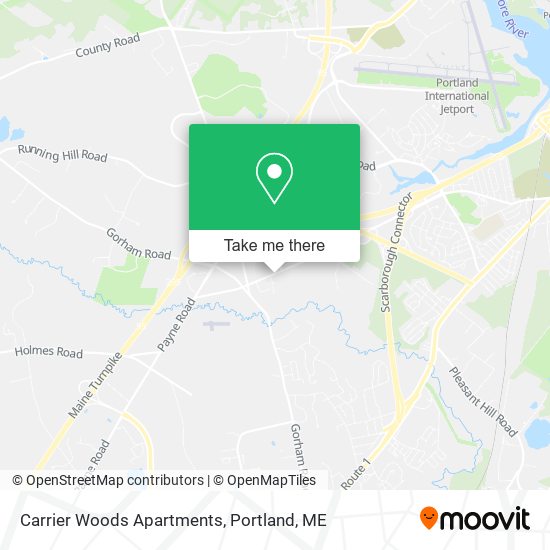 Carrier Woods Apartments map