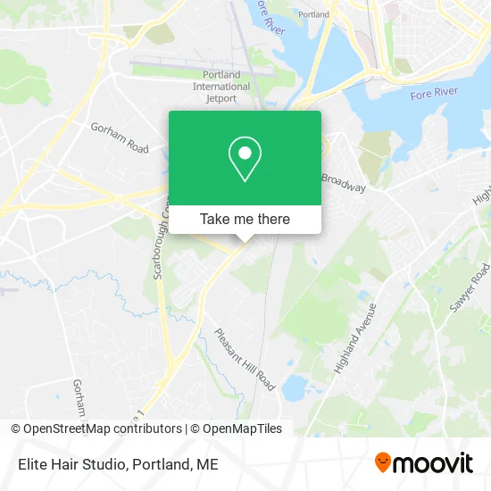 Mapa de Elite Hair Studio