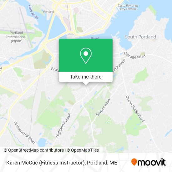 Karen McCue (Fitness Instructor) map