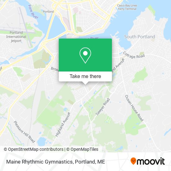 Maine Rhythmic Gymnastics map