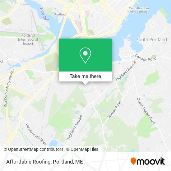 Affordable Roofing map